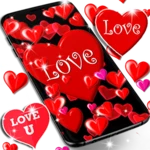 Logo of I love you Live Wallpaper android Application 